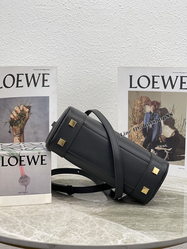 Loewe專櫃2022新款全皮純色手提肩背斜挎女包 羅意威大號Amazono手提包 10523 lyw1020